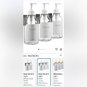 Shampoo & Conditioner dispenser